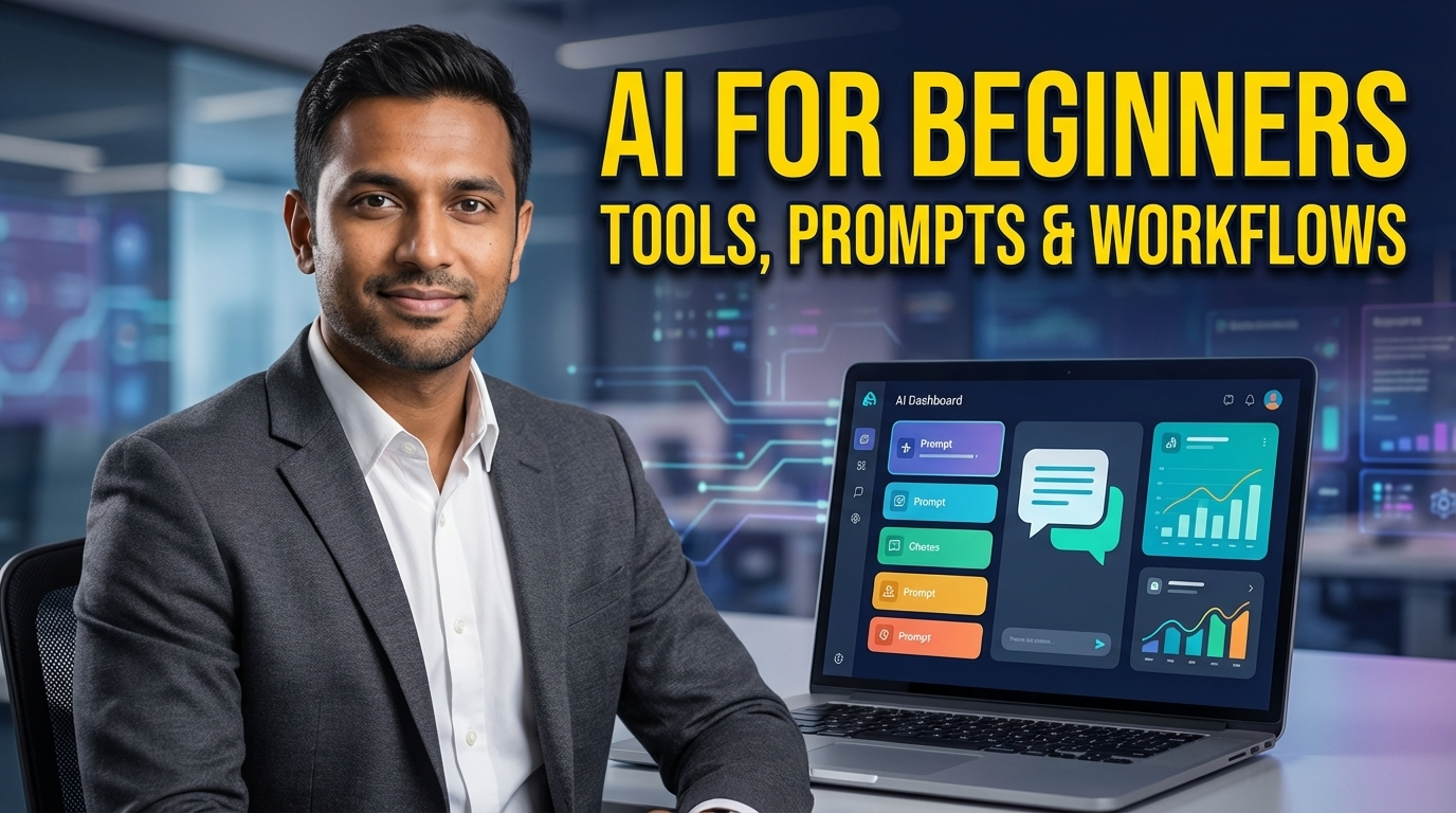 2026 AI for Beginners: Tools, Prompts, and Smart Workflows