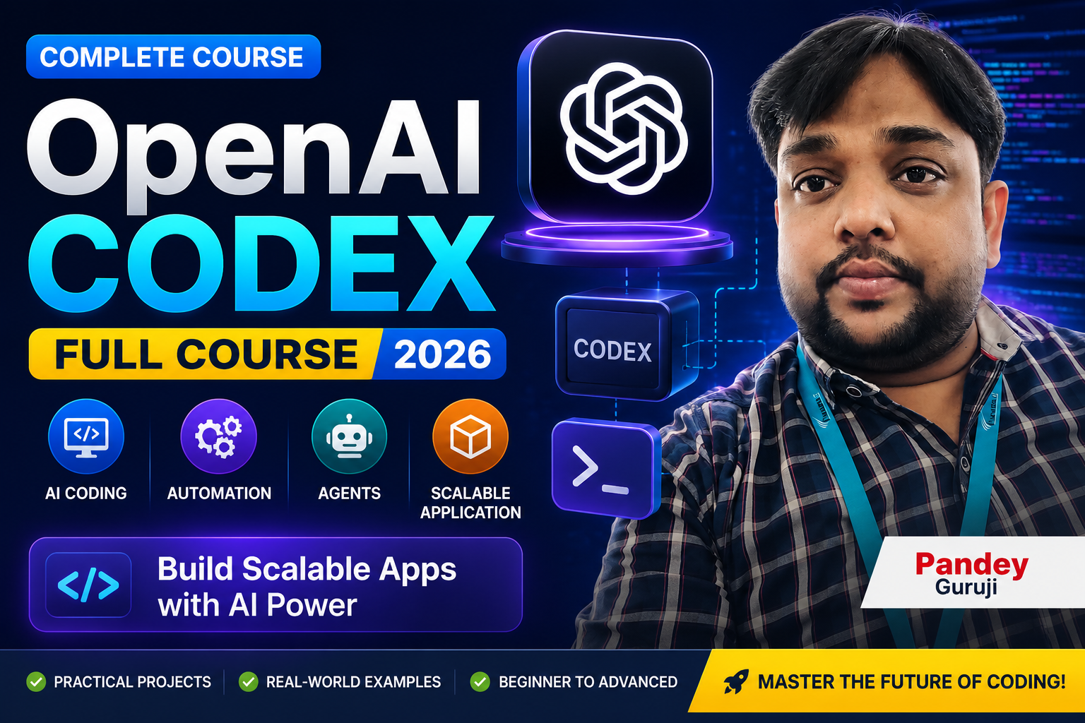 OpenAI Codex Full Course 2026: AI Coding, Automation, Agents
