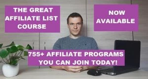 The Great Affiliate Program List Course
