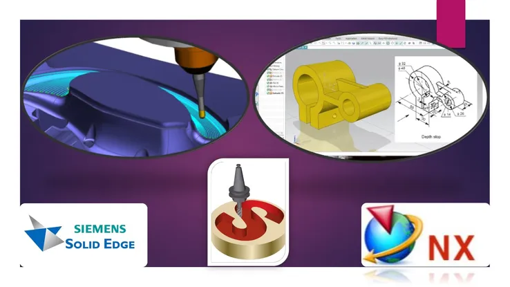 Solid Edge 2022 CAD + Solidcam (CAD CAM)