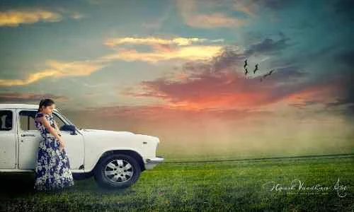 Learn Digital Art Photo Manipulation in Photoshop-Alone Girl