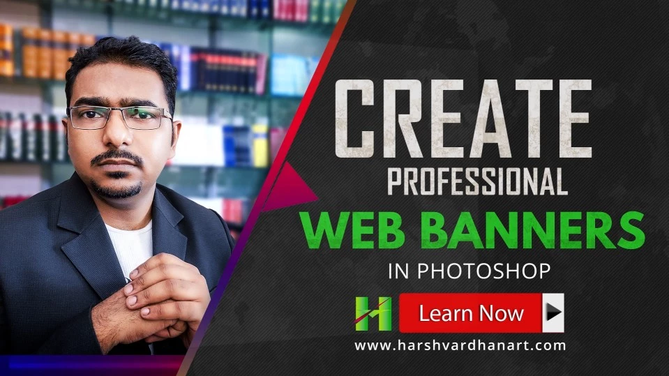 Design Professional Web Banners in Photoshop for Beginners