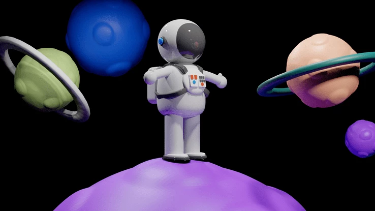 Design Profitable 3D Astronaut NFT Art and METAVERSE Avatars W Expert